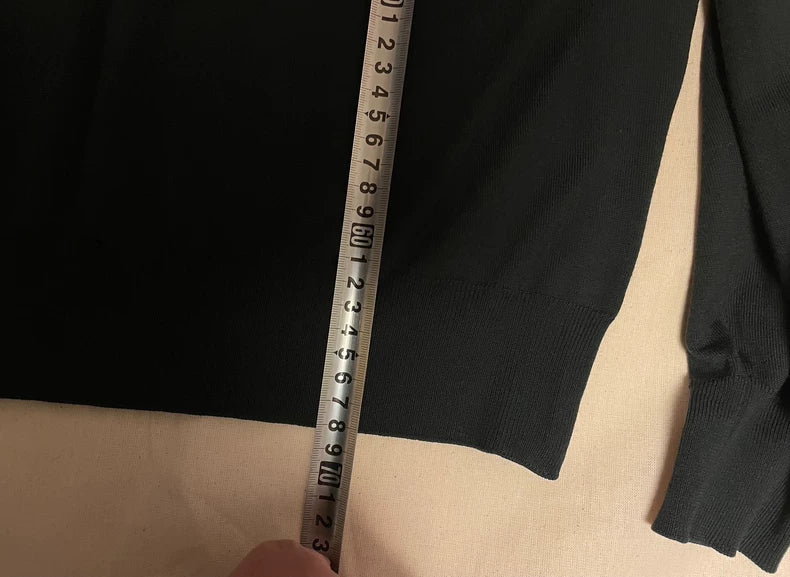 Hermes Knit Polo Shirt in Dark Green