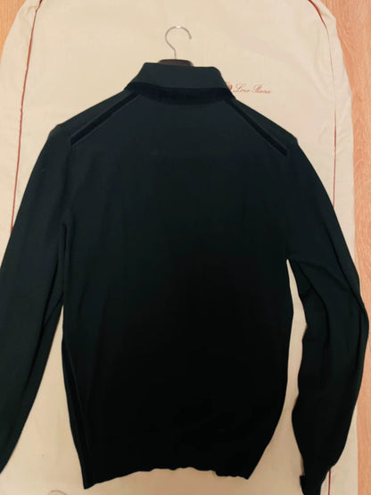 Hermes Knit Polo Shirt in Dark Green