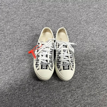Dior Houndstooth Low-Top Casual Shoes