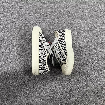 Dior Houndstooth Low-Top Casual Shoes