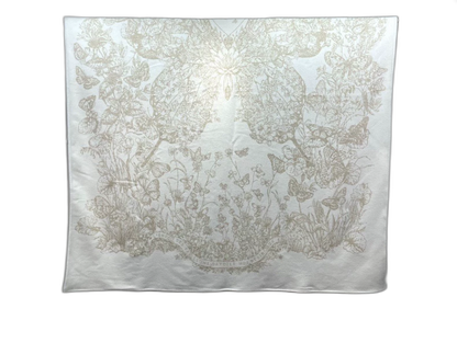 Dior Cashmere Butterfly Throw Blanket