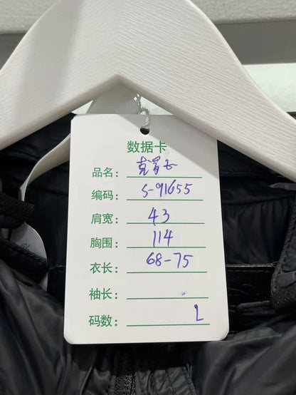 Chrome Hearts Black Padded Vest with Hood