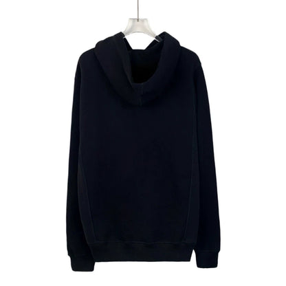 Dior Black Logo Embroidered Hoodie
