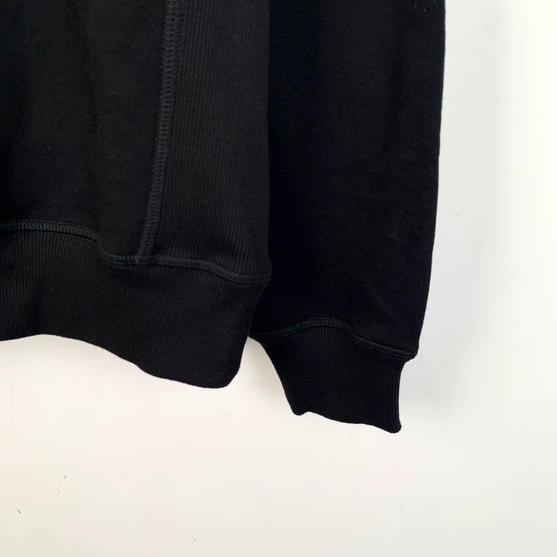 Dior Black Logo Embroidered Hoodie