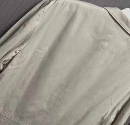 Ivory White Drawstring Jacket by Yohji Yamamoto