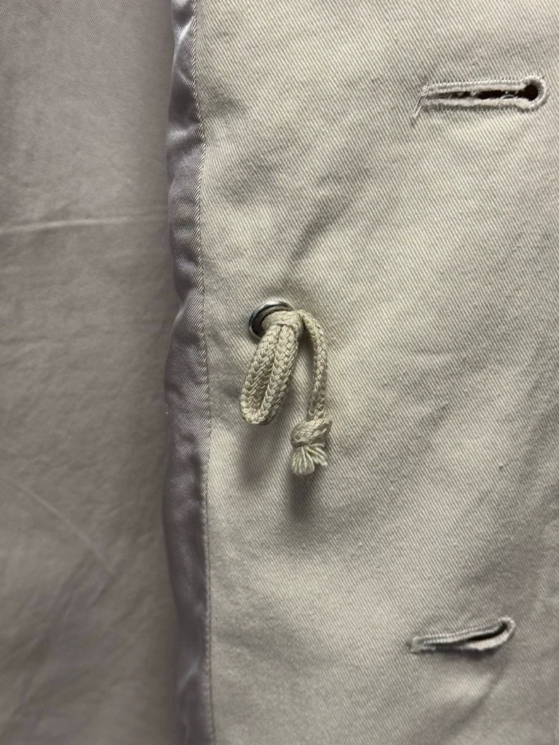 Ivory White Drawstring Jacket by Yohji Yamamoto