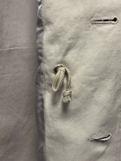 Ivory White Drawstring Jacket by Yohji Yamamoto