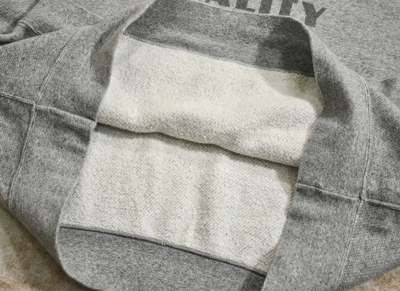 Gray Visvim Hoodie with Handwritten Letters