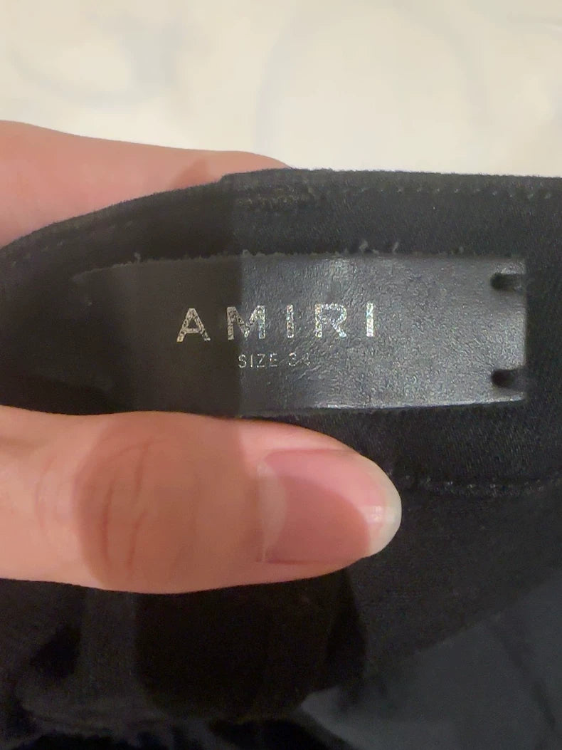 Amiri Patchwork Destruction Denim Pants Size 34