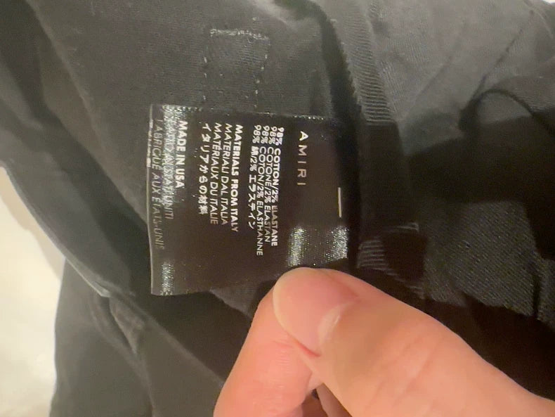 Amiri Patchwork Destruction Denim Pants Size 34