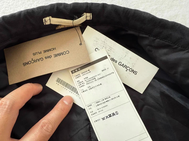 Comme des Garcons Ruffled Long Trench Coat