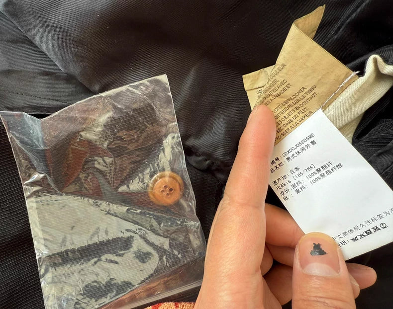 Comme des Garcons Ruffled Long Trench Coat