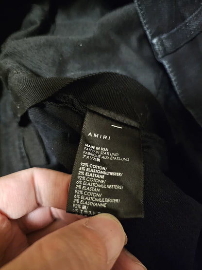 Amiri Distressed Patchwork Denim Jeans-yf