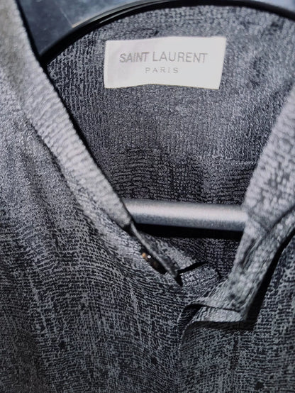 Saint Laurent 17SS Silk Button-Up Shirt-yf