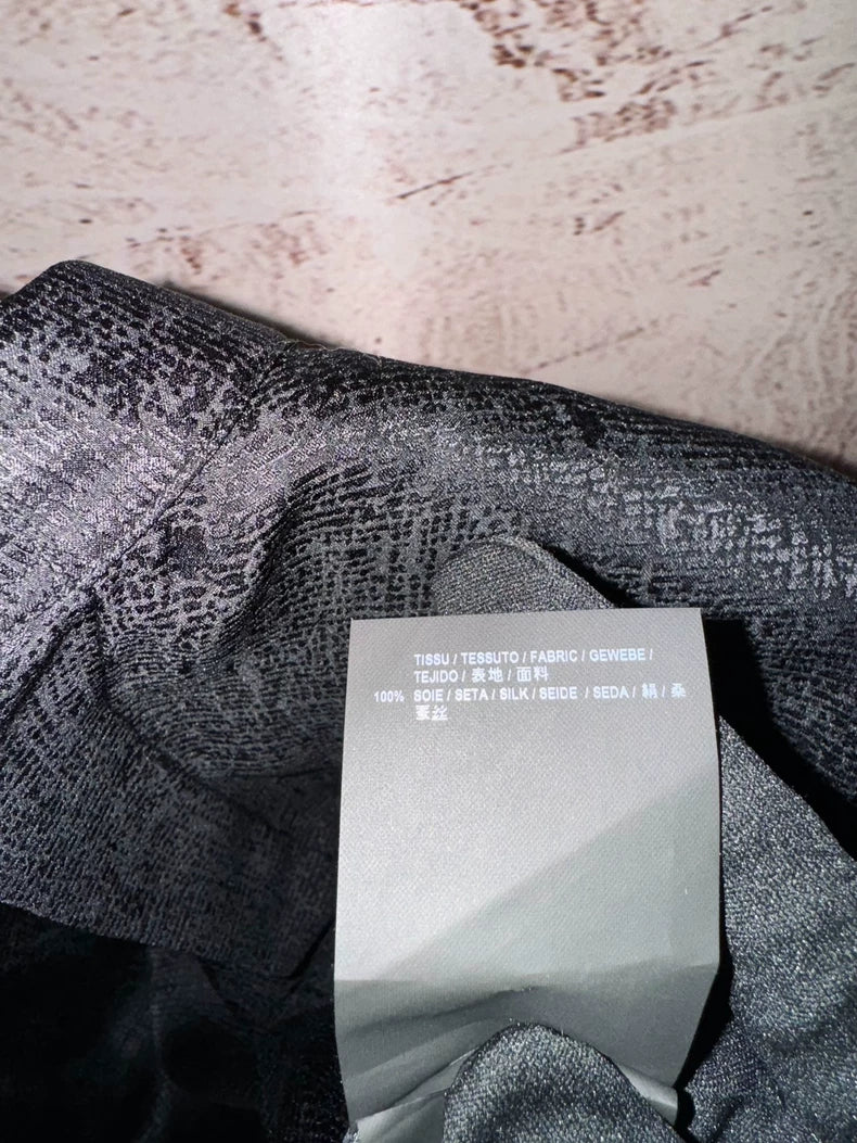 Saint Laurent 17SS Silk Button-Up Shirt-yf