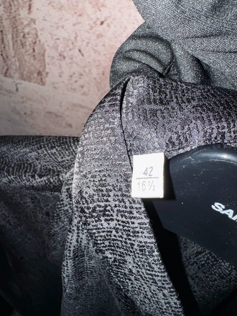 Saint Laurent 17SS Silk Button-Up Shirt-yf