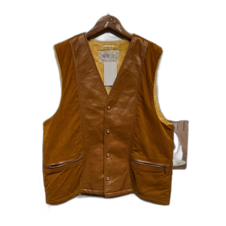 Vintage Brown American Style Vest