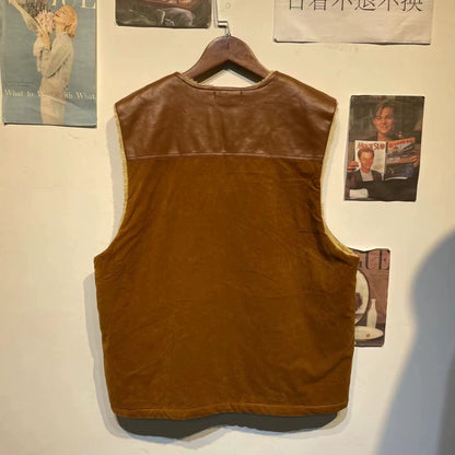 Vintage Brown American Style Vest
