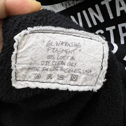 Greg Lauren Fleece Denim Patchwork Hoodie