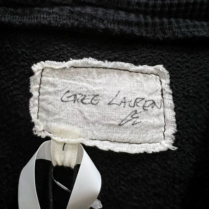 Greg Lauren Fleece Denim Patchwork Hoodie