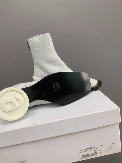 Maison Margiela Suede Ankle Boots Size 35