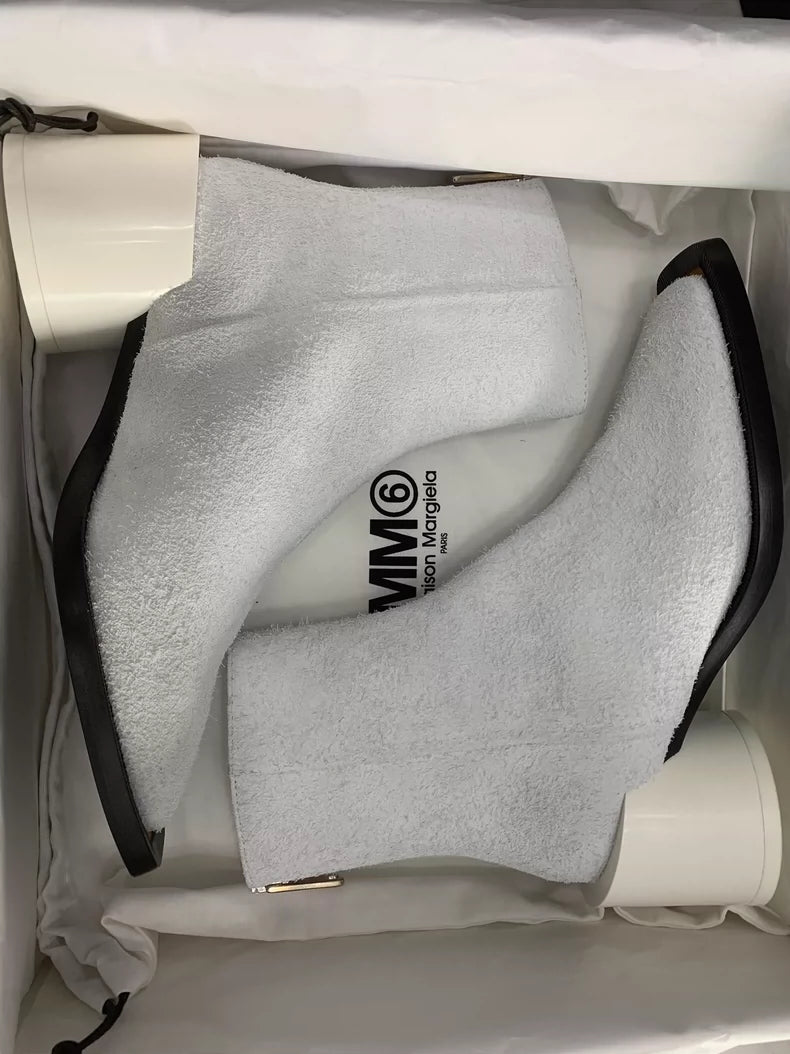 Maison Margiela Suede Ankle Boots Size 35