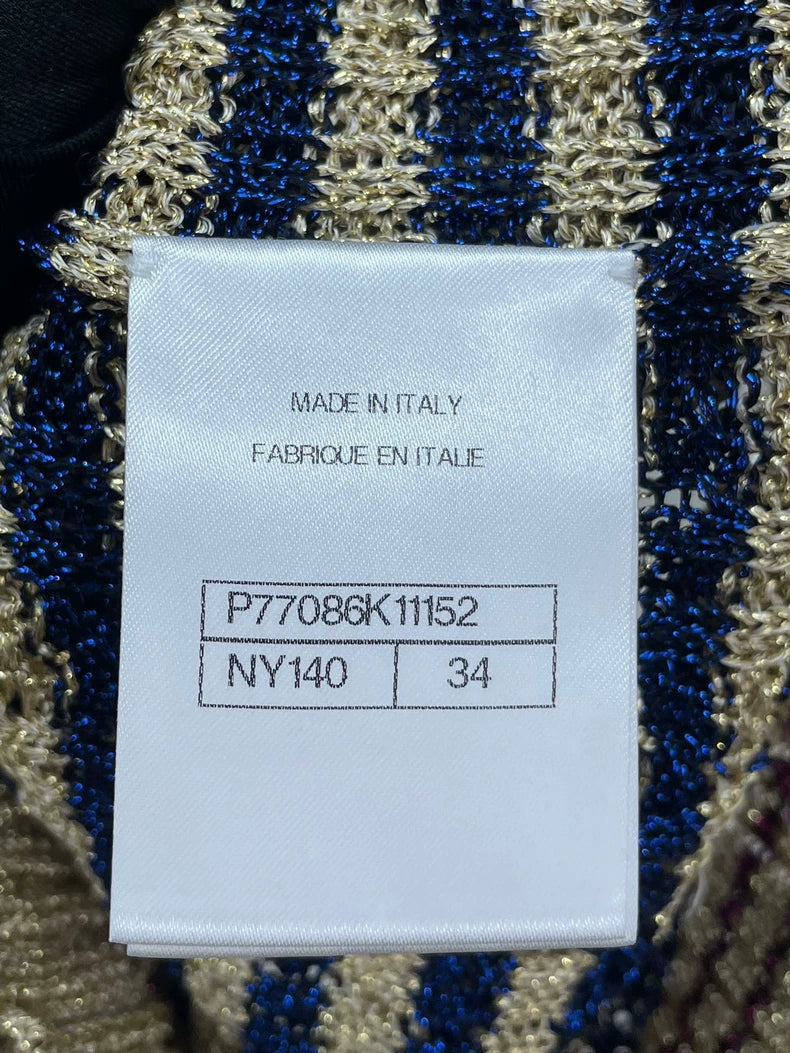 Chanel Knitted Striped Vest