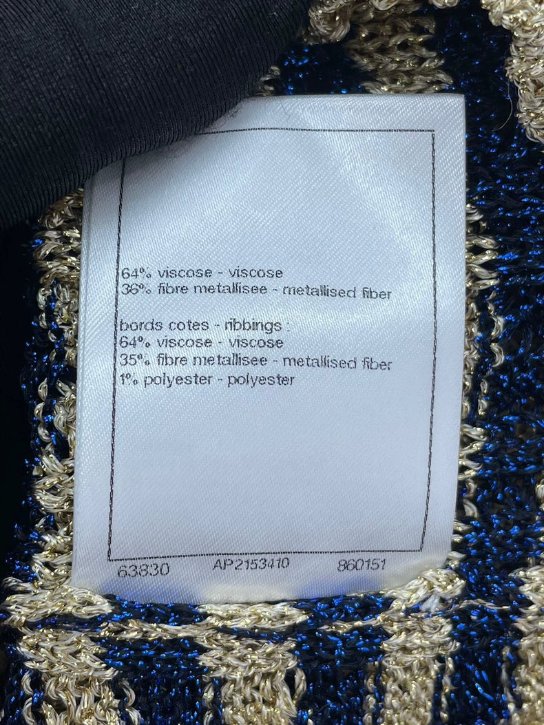 Chanel Knitted Striped Vest