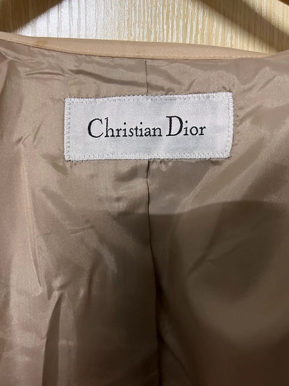 Vintage Dior Classic Khaki Double-Breasted Coat