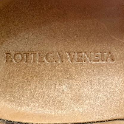 Black Leather Platform Loafers by Bottega Veneta