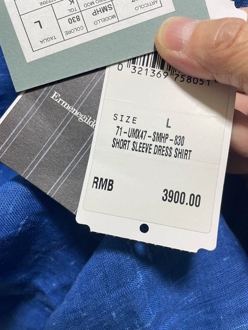 Luxury Short-Sleeve Shirt by Ermenegildo Zegna