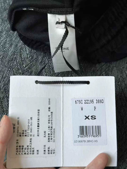 Black Velvet Trousers from Celine