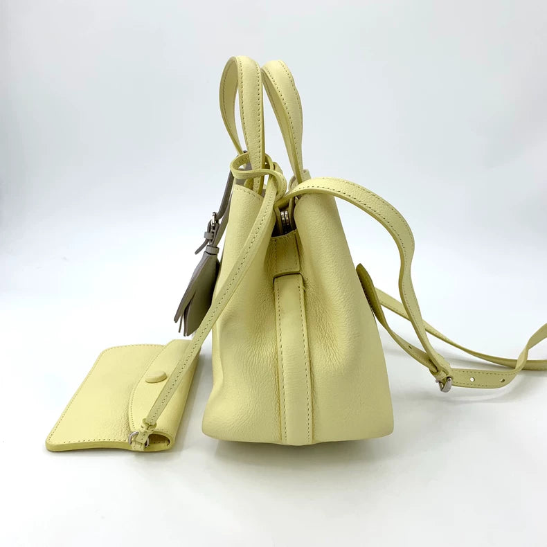 Christian Dior Yellow Petal Bucket Bag