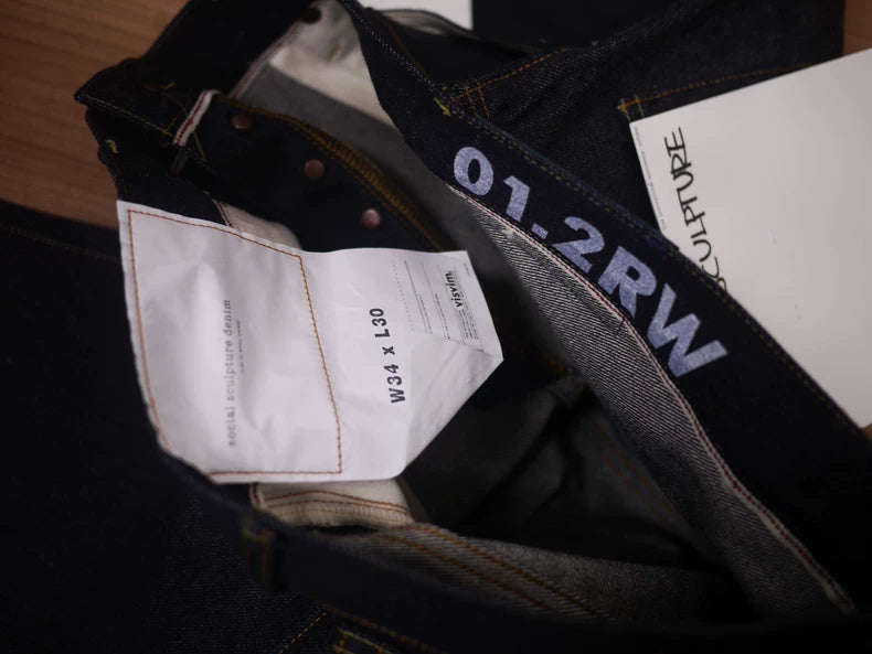 VISVIM SOCIAL SCULPTURE RAW 01SLIM Denim