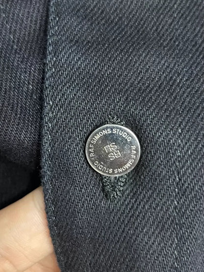 Black Denim Jacket by Raf Simons