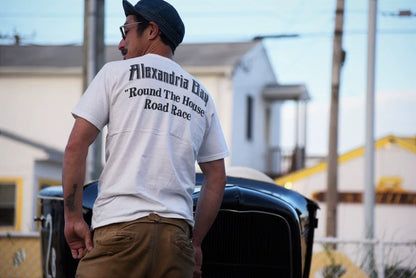 Freewheelers Out of print racing theme short sleeve T-shirt