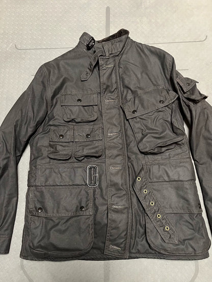 Freewheelers Black bear wax jacket