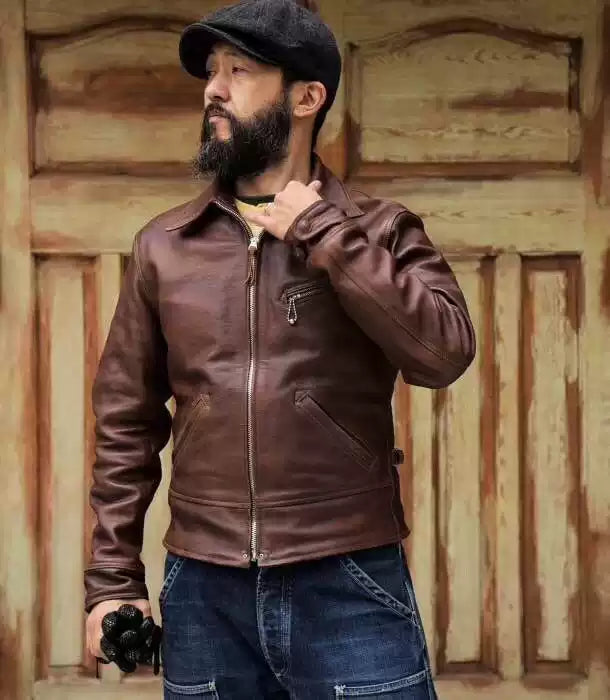 Freewheelers Horse leather jacket