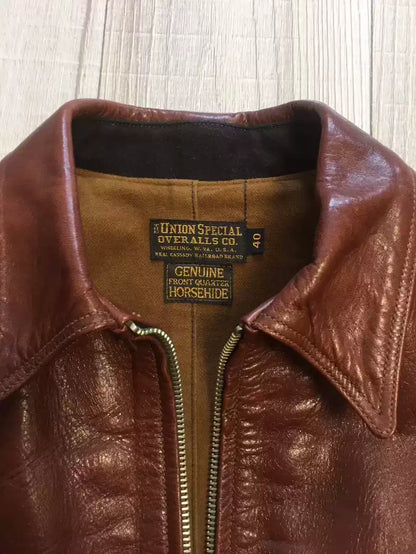 Freewheelers Horse leather jacket