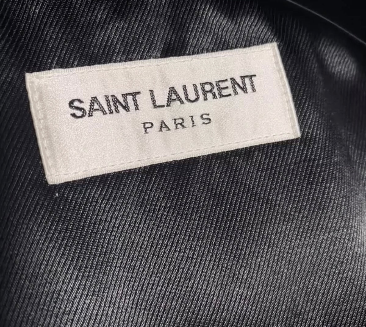 Saint Laurent Blood teeth Leather Jacket size 44