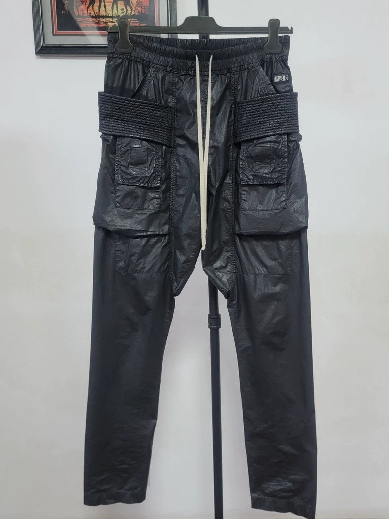 Rick Owens DRKSHDW Waxed Cargo Pants
