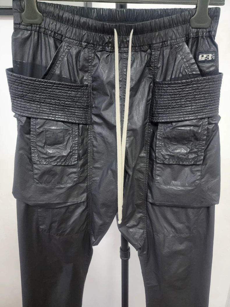 Rick Owens DRKSHDW Waxed Cargo Pants