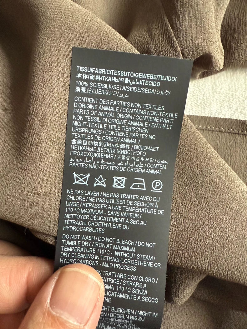 Saint Laurent Men's Sheer Olive Shirt