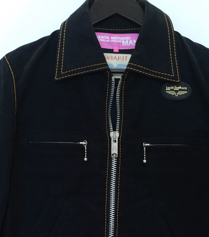 CDG Junya Watanabe Lewis Leathers Leather Jacket