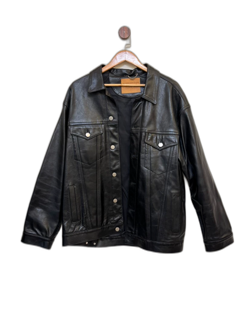 Unique Martine Rose Leather Jacket