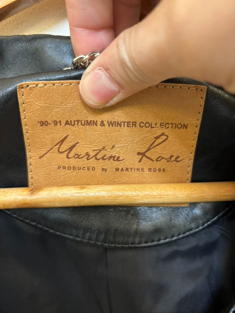 Unique Martine Rose Leather Jacket