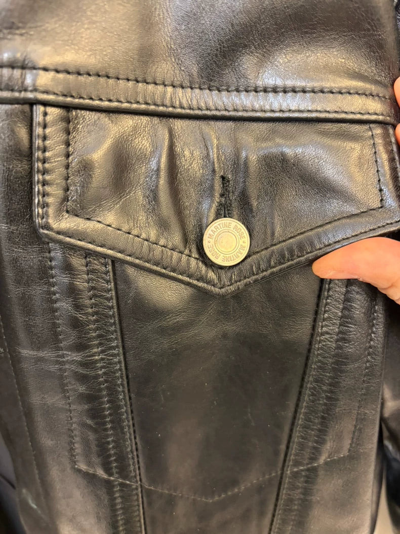 Unique Martine Rose Leather Jacket