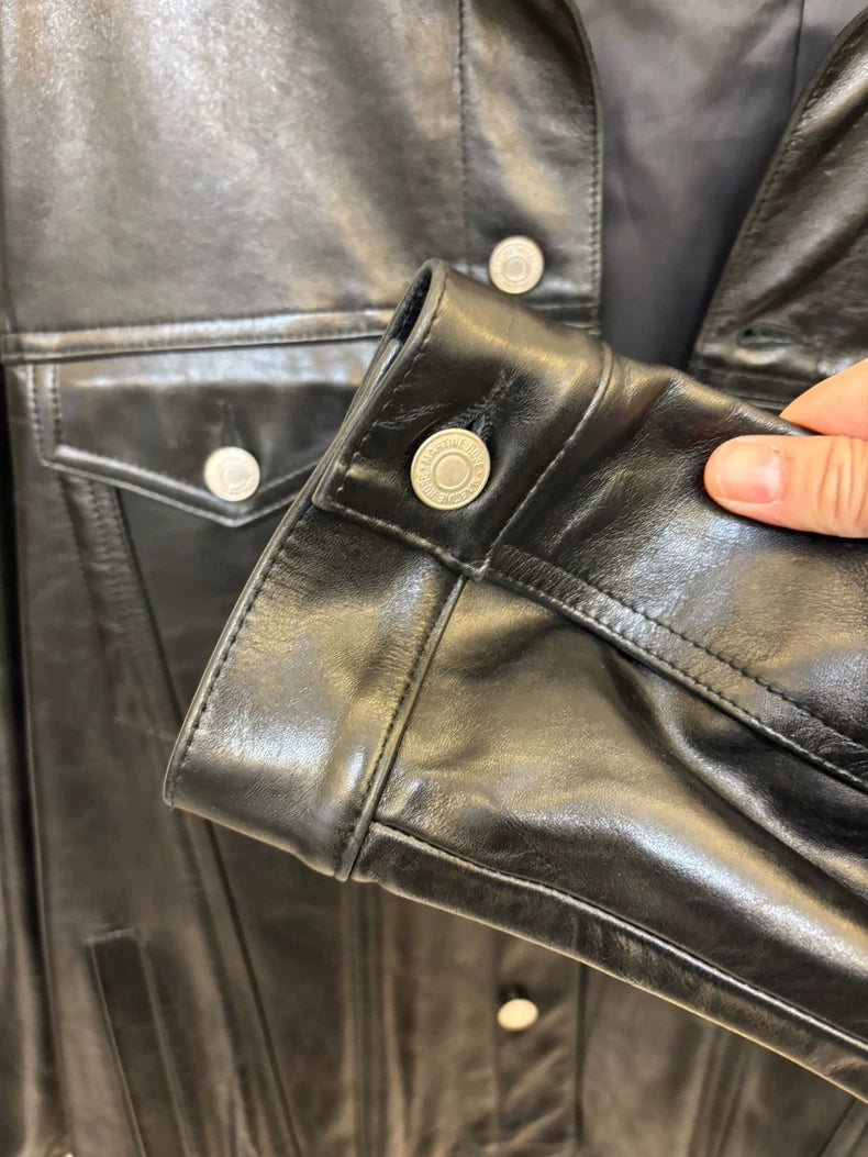 Unique Martine Rose Leather Jacket