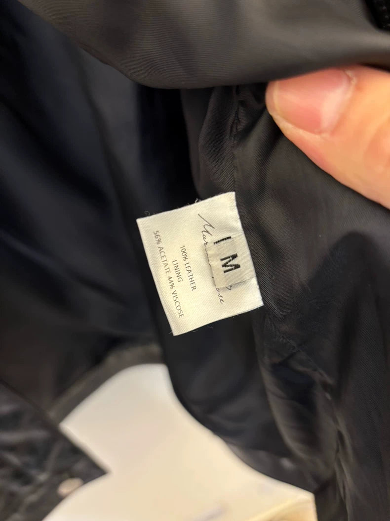 Unique Martine Rose Leather Jacket