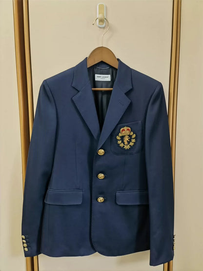 Saint Laurent 2016FW Embroidered Blazer